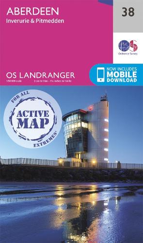 Ordnance Survey Landranger 38 Aberdeen (OS Landranger Active)
