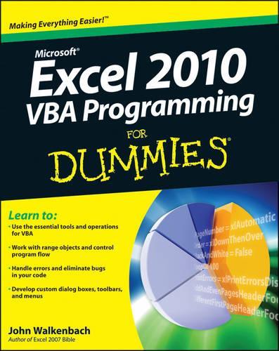 Excel VBA Programming For Dummies®