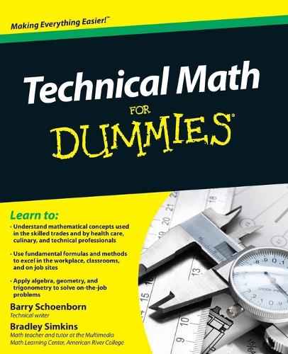 Technical Math for Dummies (For Dummies (Lifestyles Paperback))