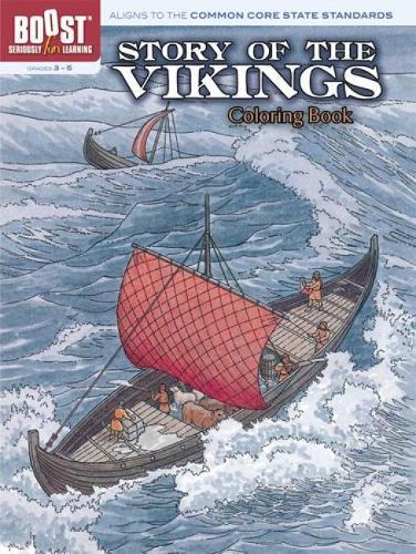 Story of the Vikings Coloring Book (Dover History Coloring Book)