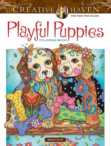 Creative Haven Playful Puppies Coloring Book (working title)