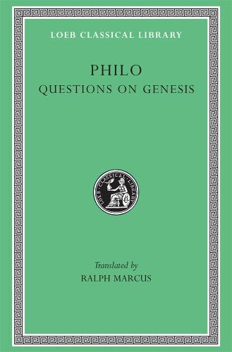 Questions on Genesis: Suppt. 1 (Loeb Classical Library *CONTINS TO info@harvardup.co.uk)