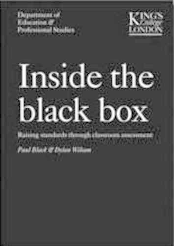 INSIDE THE BLACK BOX: Raising Standards Through Classroom Assessment: 1