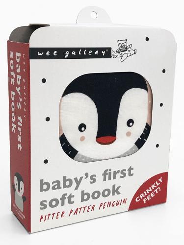 Pitter Patter Penguin (2020 Edition): Baby's First Soft Book - Crinkly Feet! (Wee Gallery Cloth Books)