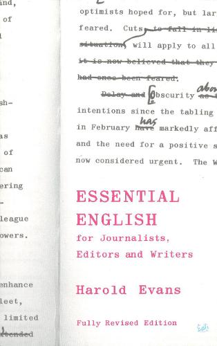 Essential English for Journalists, Editors and Writers (Pimlico)