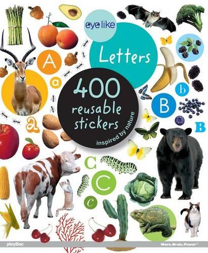 Eyelike Stickers: Letters: 400 Reusable Stickers Inspired by Nature