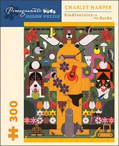 Charley Harper: Biodiversity in the Burbs (Pomegranate Kids Jigsaw Puzzle)