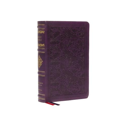 KJV, Wide-Margin Reference Bible, Sovereign Collection, Leathersoft, Purple, Red Letter, Comfort Print: Holy Bible, New King James Version: Holy Bible, King James Version (The Sovereign Collection)