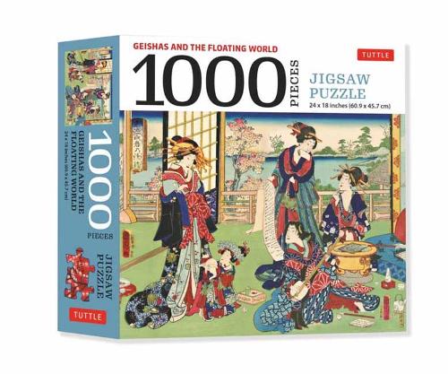 A Geishas and the Floating World - 1000 Piece Jigsaw Puzzle: Finished Size 24 x 18 inches (61 x 46 cm)