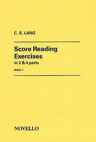 Score Reading Exercises in 3 & 4 Parts Book 1