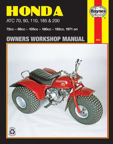 Honda ATC70, 90, 110, 185 and 200 Owner's Workshop Manual (Motorcycle Manuals)