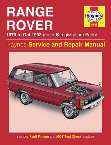 Range Rover V8 Petrol Owners Workshop Manual: 70-92 (Haynes Service and Repair Manuals)