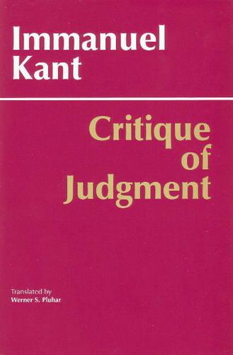 Critique of Judgment (HPC Classics Series)
