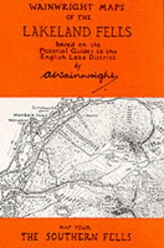 Wainwright Maps of the Lakeland Fells: Southern Fells Map 4