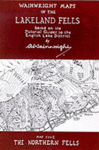 Wainwright Maps of the Lakeland Fells: The Northern Fells Map 5