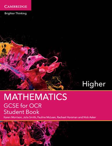 GCSE Mathematics for OCR Higher Student Book
