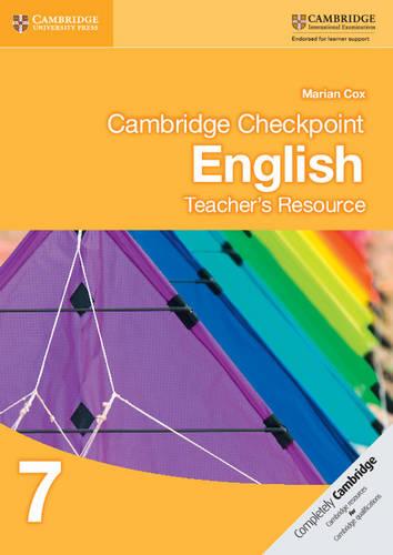 Cambridge Checkpoint English Teacher's Resource 7 (Cambridge International Examinations)