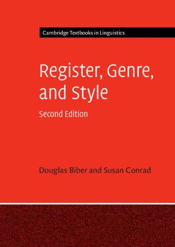 Register, Genre, and Style (Cambridge Textbooks in Linguistics)