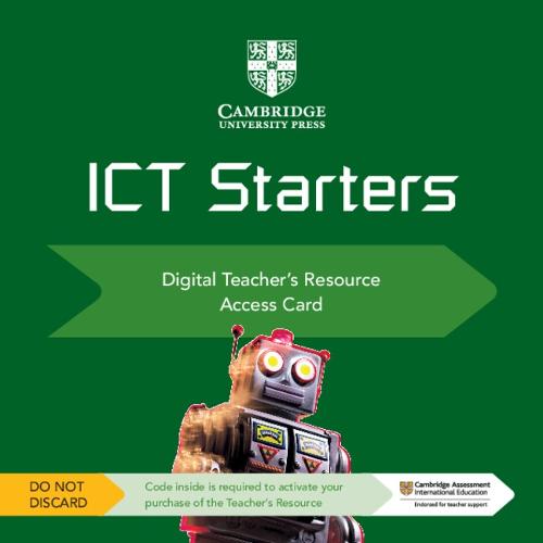 Cambridge ICT Starters Cambridge Elevate Teacher's Resource Access Card (Cambridge International Examinations)