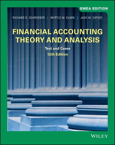 Financial Accounting Theory and Analysis: Text and Cases