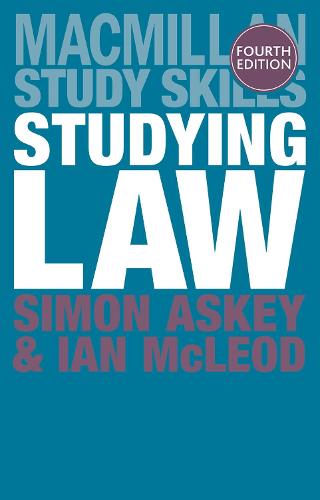 Studying Law (Palgrave Study Skills)