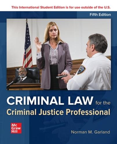 ISE Criminal Law for the Criminal Justice Professional