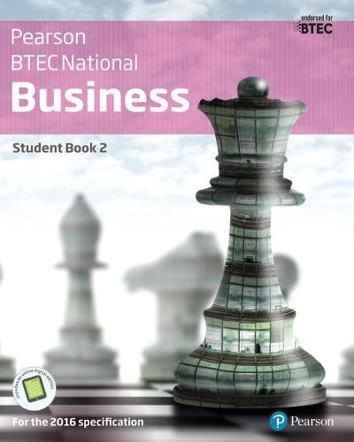 BTEC Nationals Business: Student Book + Activebook 2: For the 2016 Specifications (BTEC Nationals Business 2016)