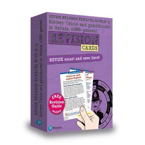 Revise Edexcel GCSE (9-1) History: Crime and punishment in Britain Revision Cards: with free online Revision Guide and Workbook (Revise Edexcel GCSE History 16)