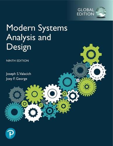 Modern Systems Analysis and Design, Global Edition