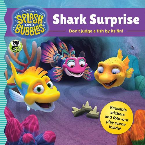 Splash and Bubbles: Shark Surprise with sticker play scene