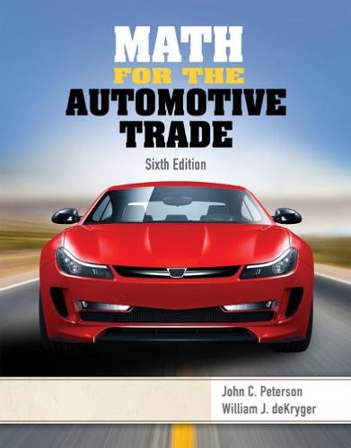 Math for the Automotive Trade (Mindtap Course List)