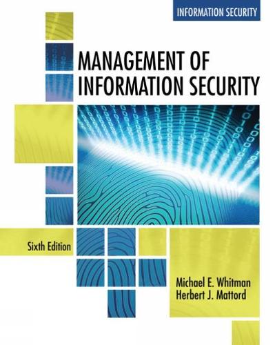 Management of Information Security (Mindtap Course List)