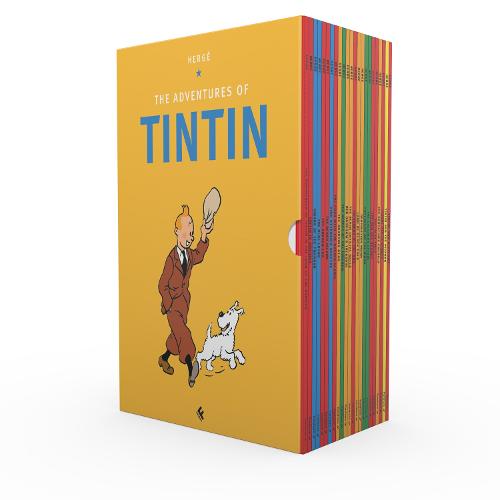 Tintin Paperback Boxed Set 23 titles: Complete Paperback Slipcase