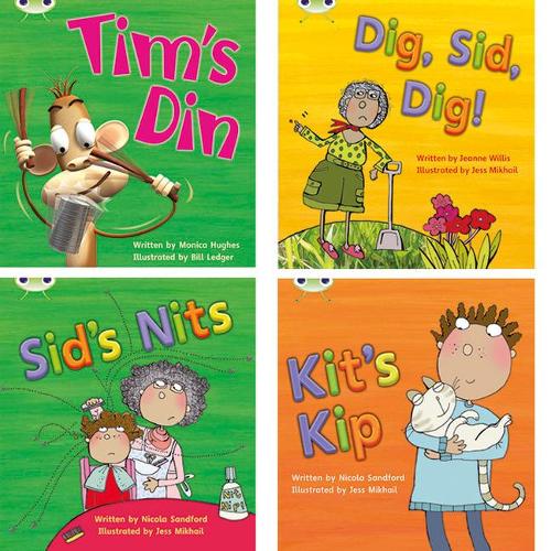 Learn to Read at Home with Phonics Bug: Pack 1 (Pack of 4 Fiction Books)