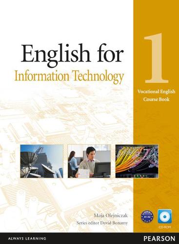 English for IT Level 1 Coursebook and CD-Rom Pack: Level A1-A2 (Vocational English)