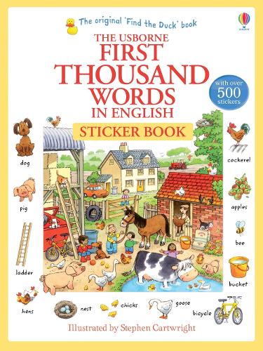First Thousand Words in English Sticker Book (First Thousand Words Stickr Bk)