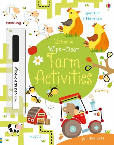 Wipe-Clean Farm Activities (Usborne Wipe Clean Books)