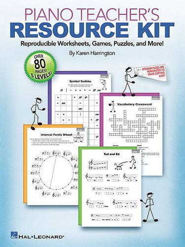 Karen Harrington Piano Teacher'S Resource Kit Worksheets Games Book