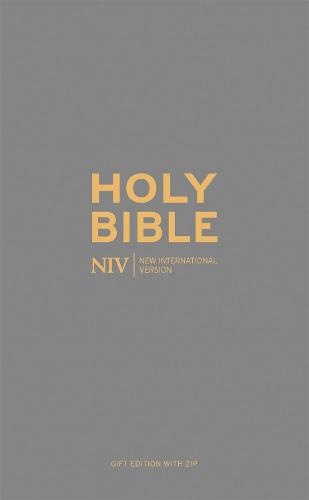 NIV Pocket Bible (Charcoal Soft-tone Bible with Zip)