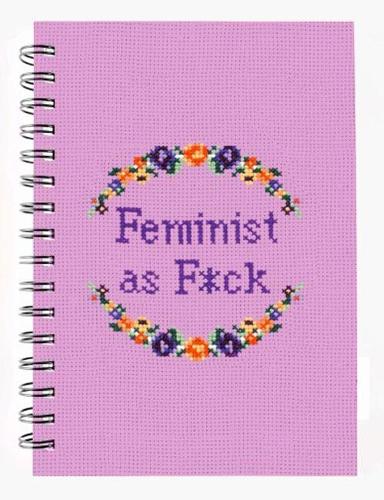 Feminist as F*ck Notebook (Cross-Stitch Notebooks)