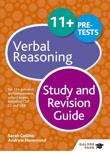 11+ Verbal Reasoning Study and Revision Guide: For 11+, pre-test and independent school exams including CEM, GL and ISEB (GP)