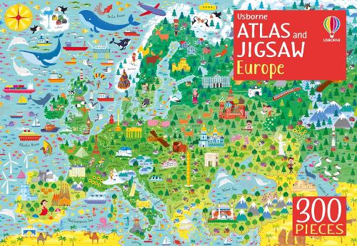 Europe (Usborne Atlas and Jigsaw)