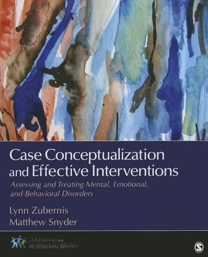 Case Conceptualization and Effective Interventions: Assessing and Treating Mental, Emotional, and Behavioral Disorders (Counseling and Professional Identity)