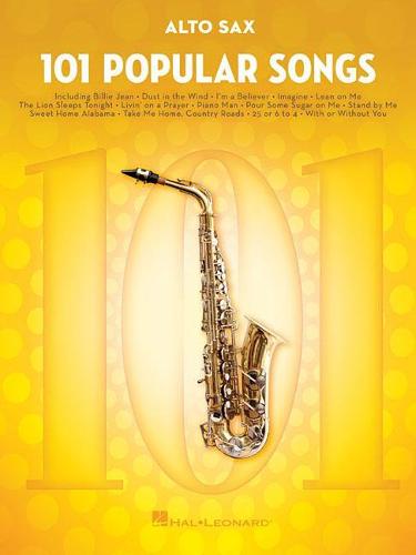 101 Popular Songs - Alto Saxophone (Instrumental Folio)