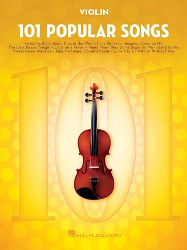 101 Popular Songs - Violin (Instrumental Folio)