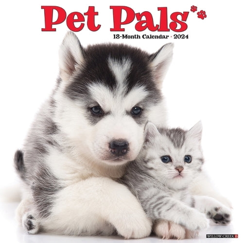 Pet Pals 2024 12 X 12 Wall Calendar