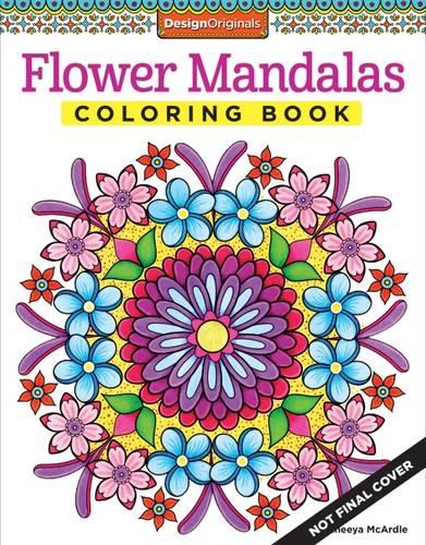 Flower Mandalas Coloring Book (Coloring Activity Book)