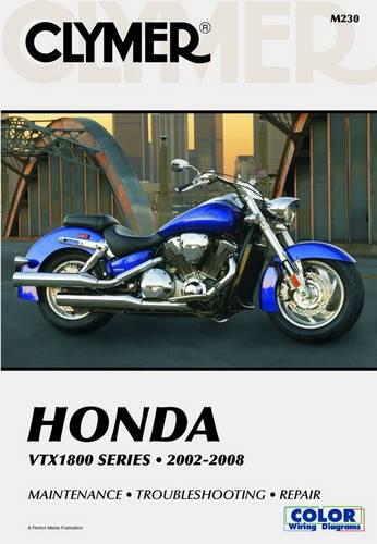 Clymer Honda VTX1800 Series 2002-2008 (Clymer Motorcycle Repair) (Clymer Color Wiring Diagrams)