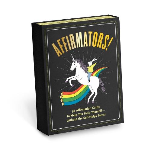 Affirmators: 50 Affirmative Cards to Help You Help Yourself - Without the Self-Helpy-Ness! (Stationery)