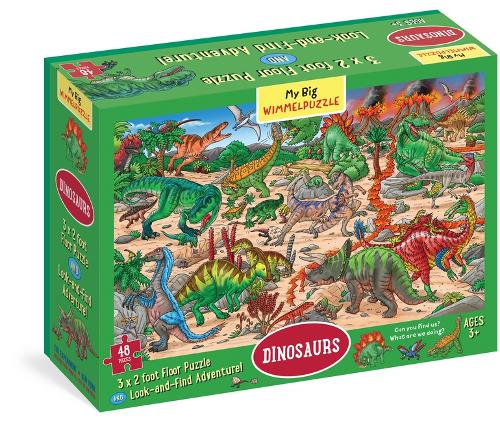 My Big Wimmelpuzzle: Dinosaurs Floor Puzzle, 48-piece